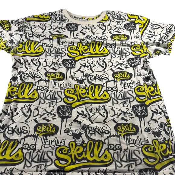 The Simpsons Other - The Simpsons size large graffiti graphic T  Ships fast from a smoke-free home.